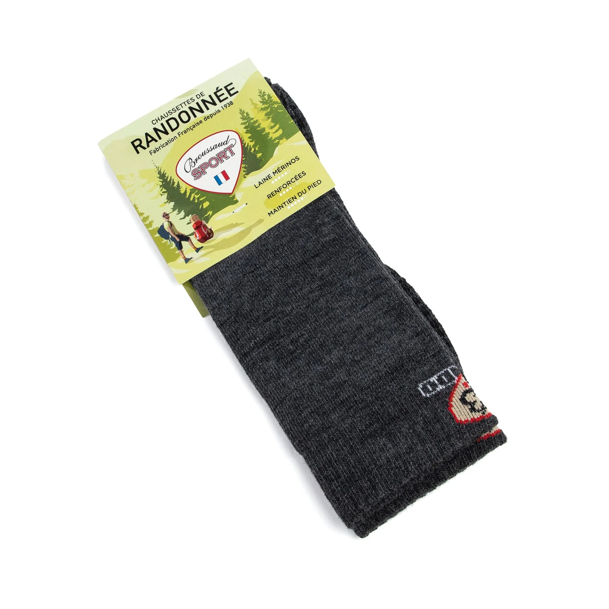 Randonnée | Chaussettes<Maison Broussaud Chaussettes de randonnée hautes ML ANTHRACITE