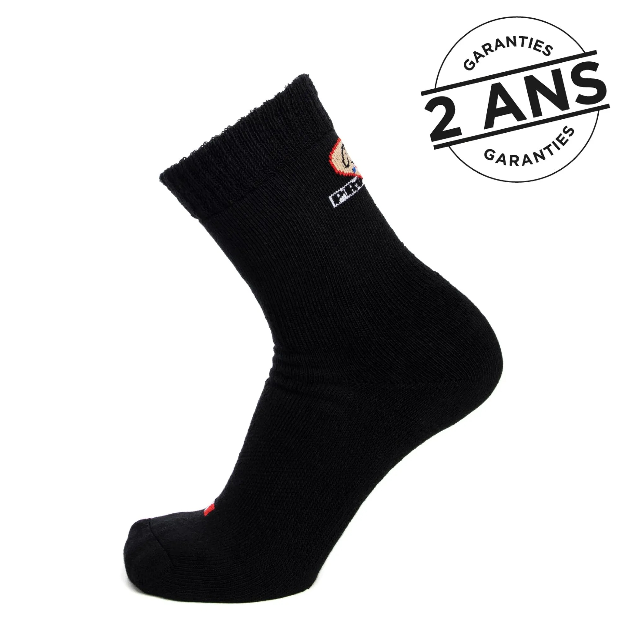 Sécurité | Chaussettes<Maison Broussaud Chaussettes de sécurité Pro-Tek renforcées NOIR