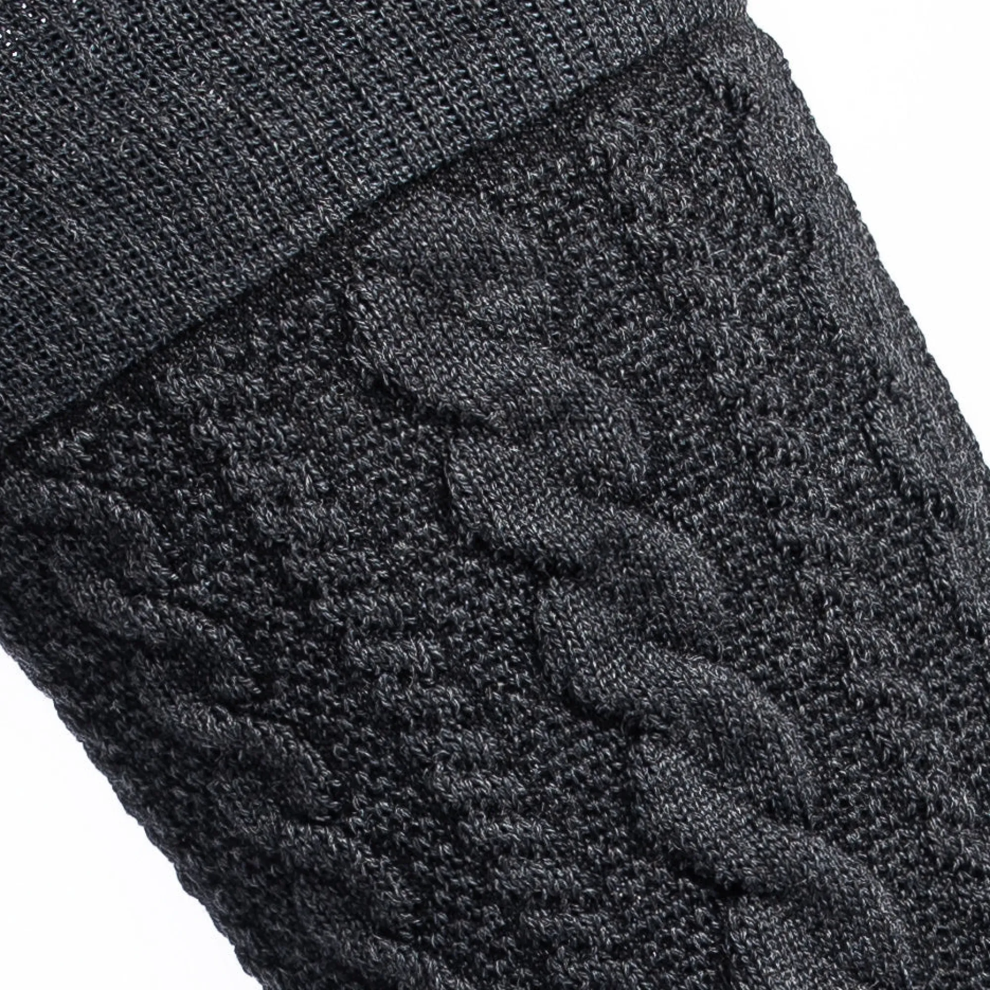 Laine Et Laine Mérinos<Maison Broussaud Chaussettes en laine à torsades anthracite Gris