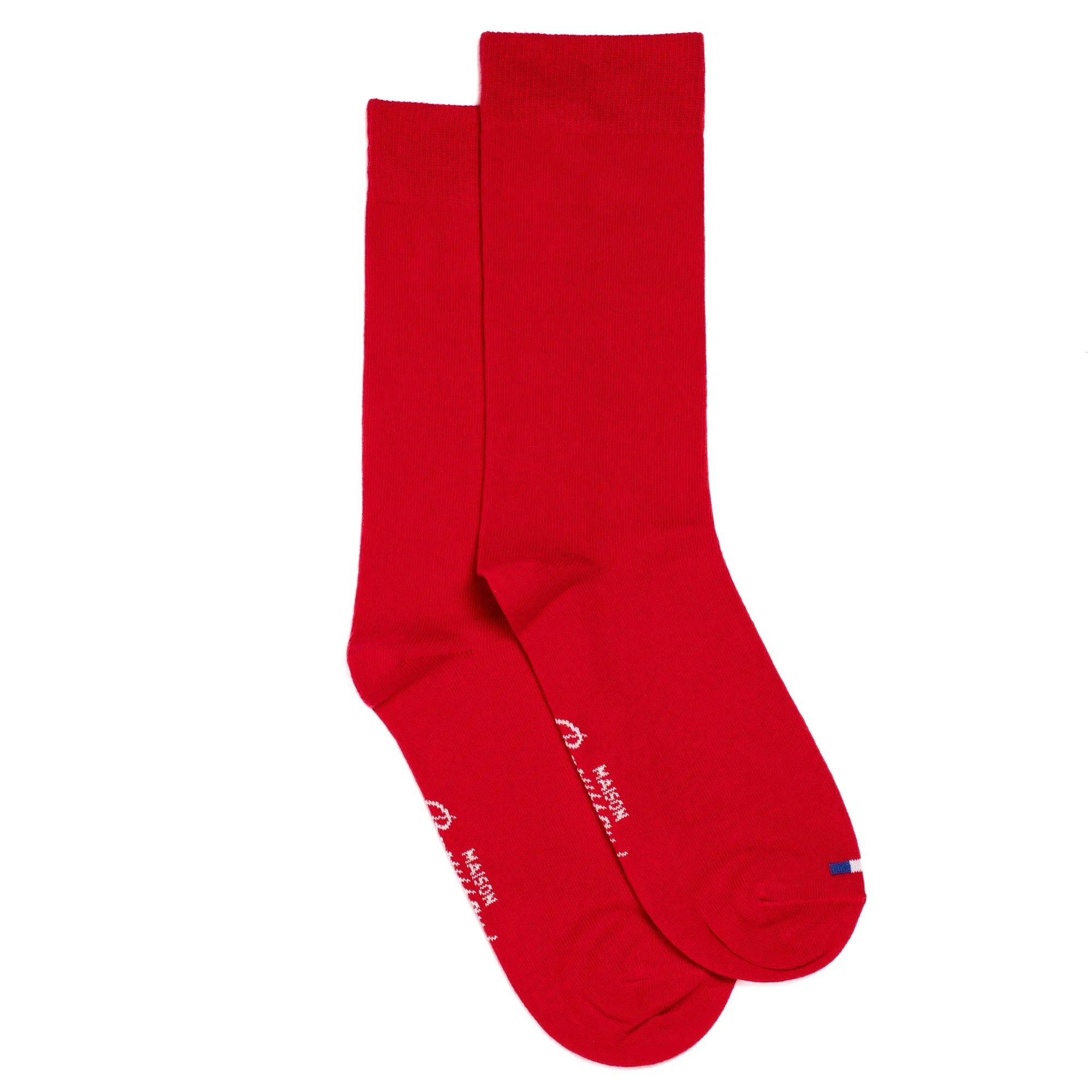 Chaussettes | Unies<Maison Broussaud Chaussettes unies s ROUGE