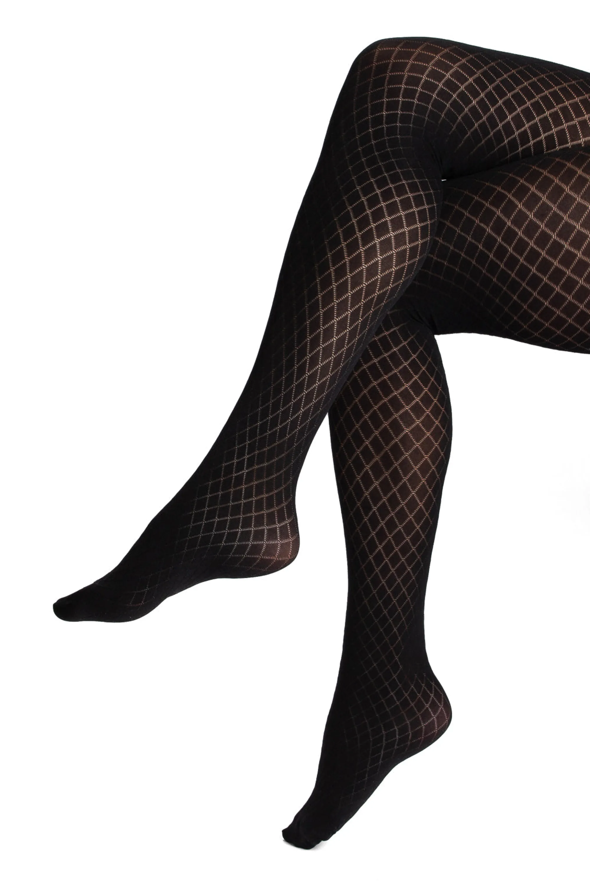 Collants<Maison Broussaud Collant losange 50D Noir