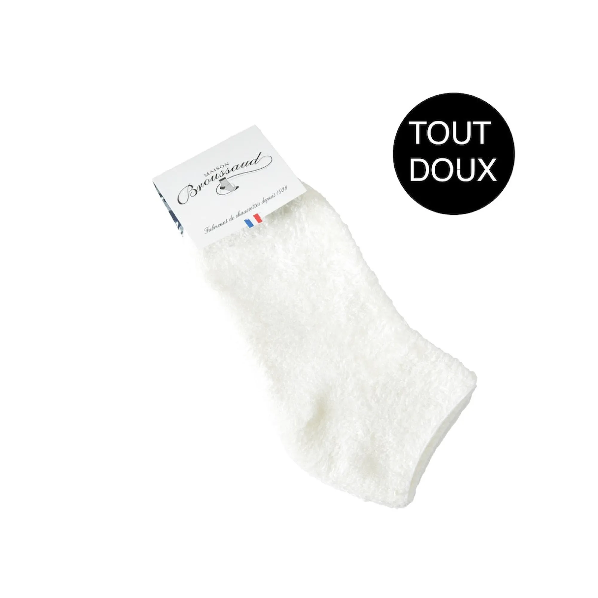 Chaussettes Courtes | Unies<Maison Broussaud Douceur Ecru