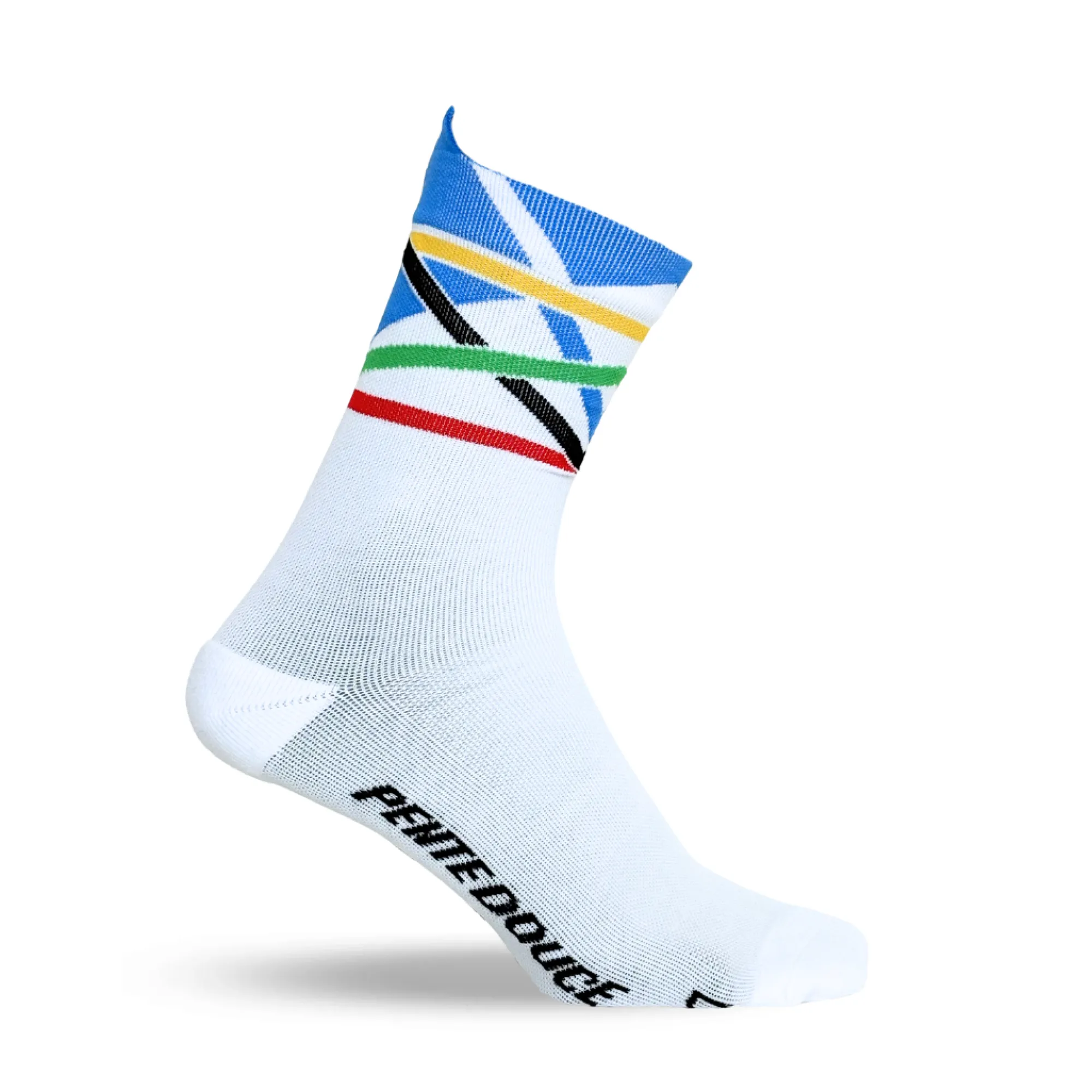 Chaussettes | Sports<Maison Broussaud La Championne Cyclisme Pente Douce x BLANC/MULTICO