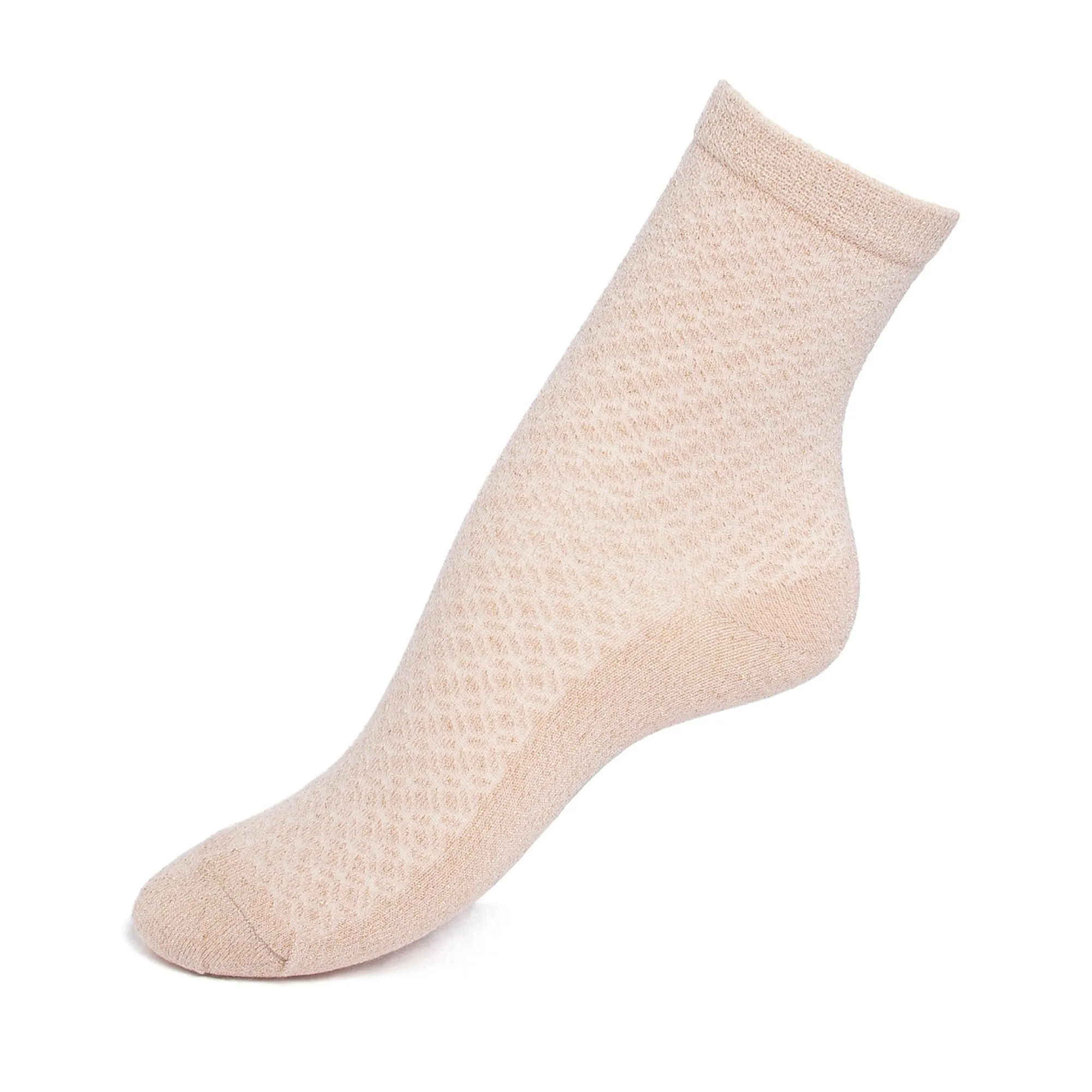 Chaussettes Courtes | A Paillettes<Maison Broussaud Les Ajourées Rose Brillo