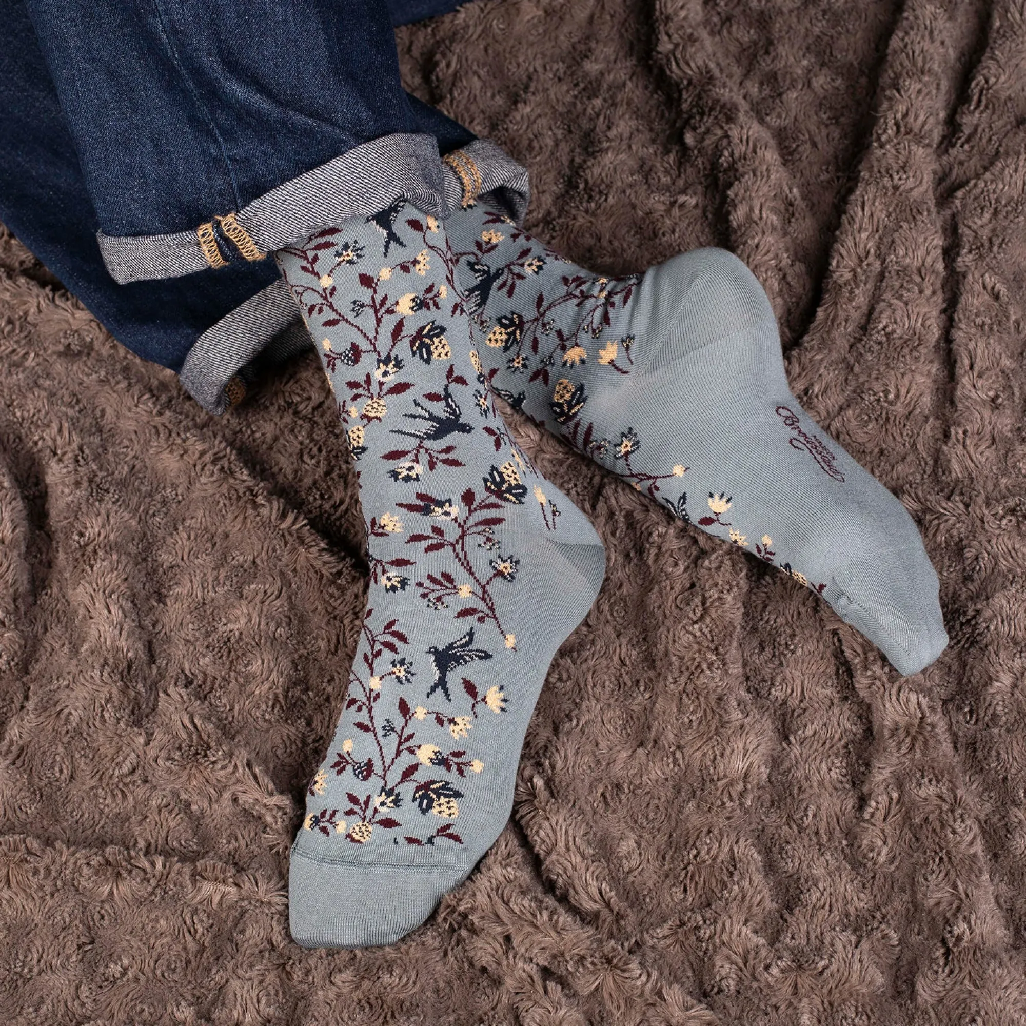 Chaussettes | Fantaisies<Maison Broussaud Les Bosquets - Gris