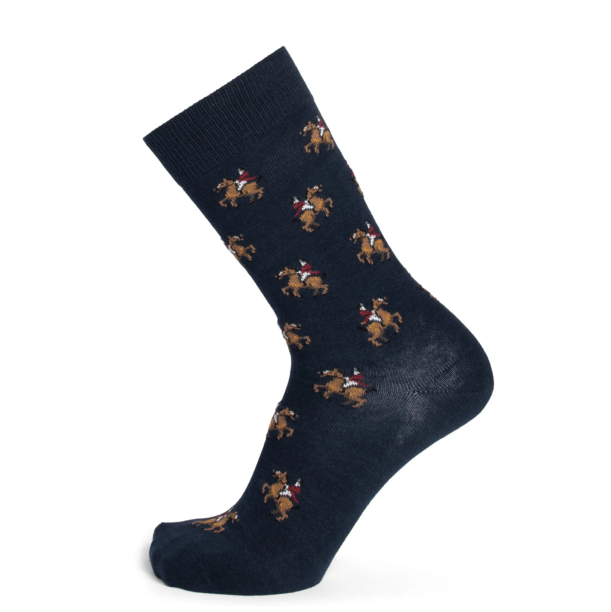 Chaussettes | Fantaisies<Maison Broussaud Les Cavaliers bleu Marine