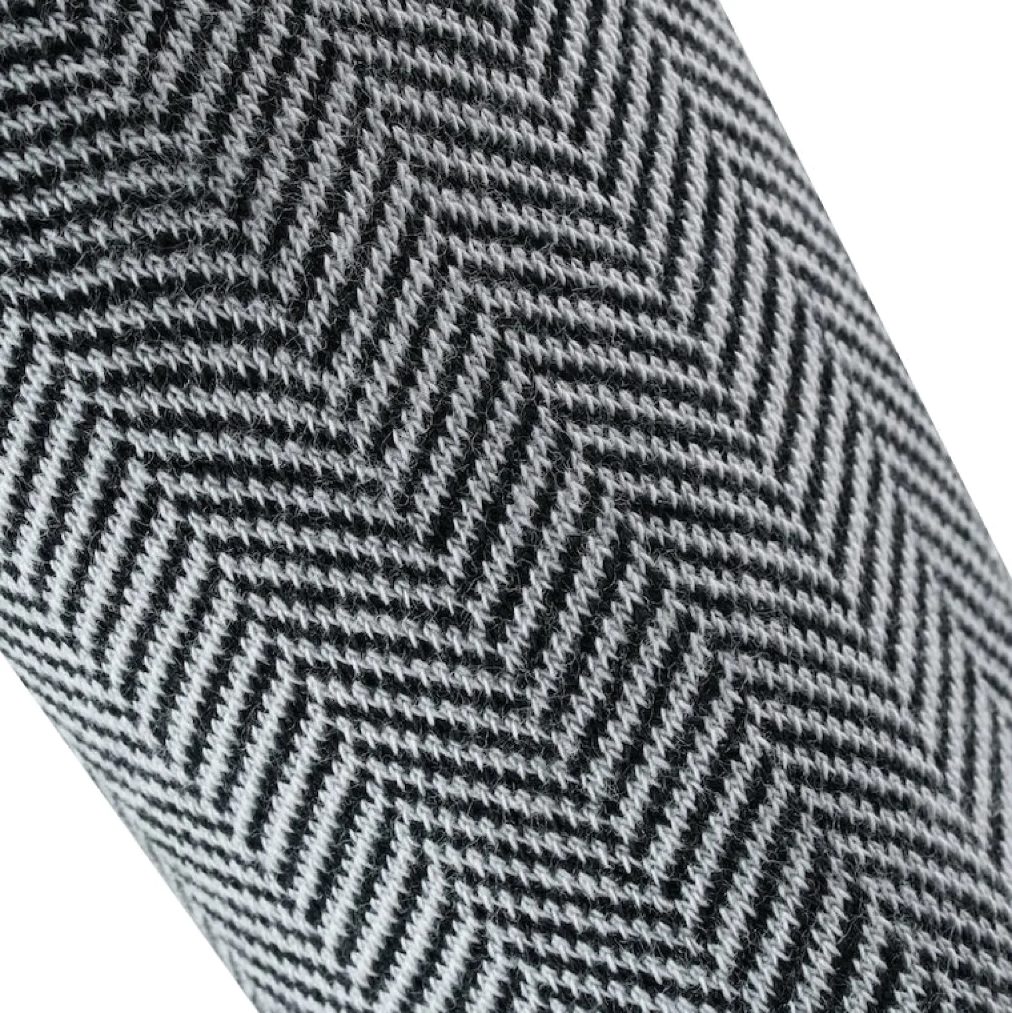 Chaussettes Hautes | Fantaisies<Maison Broussaud Les Chevrons Noir Gris