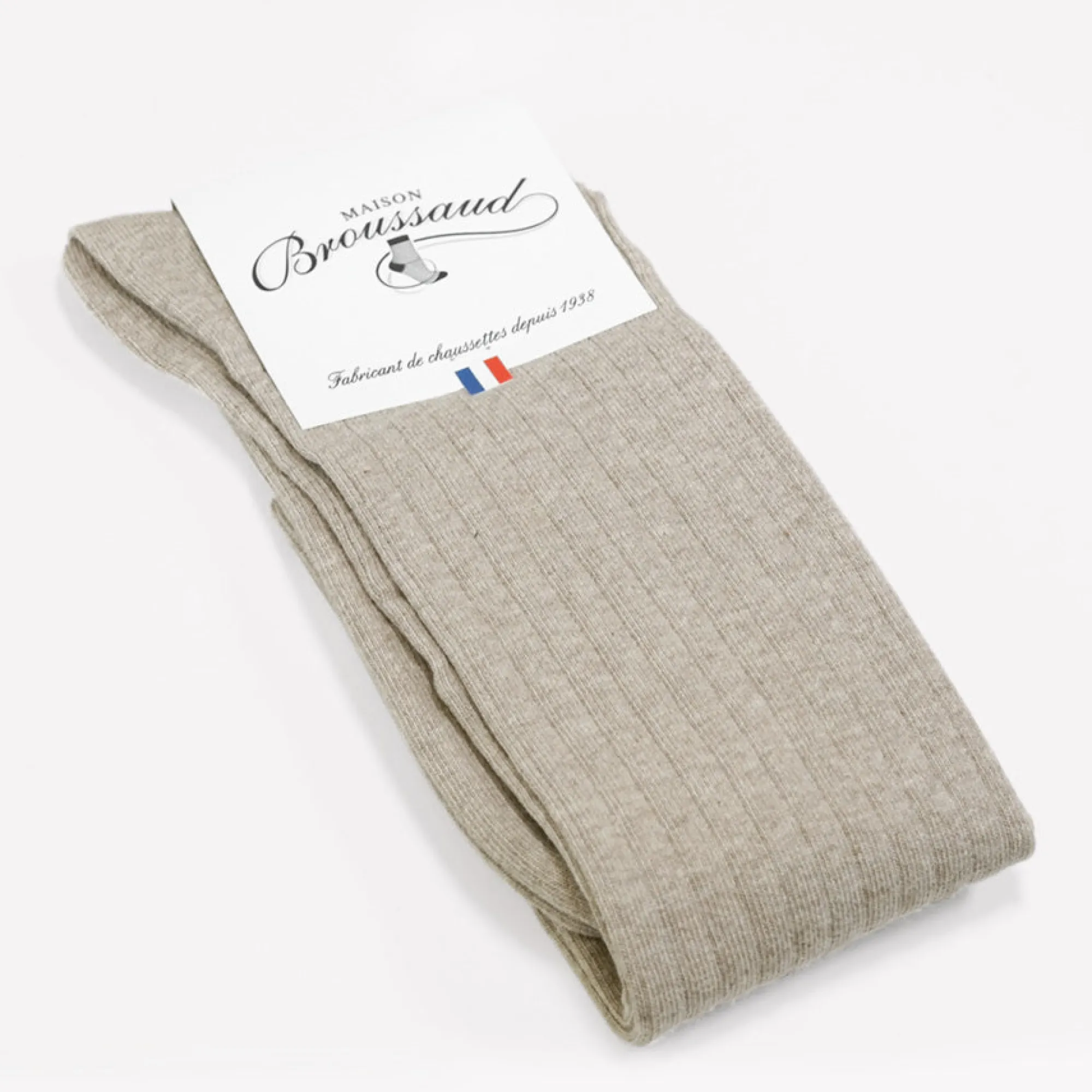 Chaussettes | Fantaisies<Maison Broussaud Les Côtelées Beige