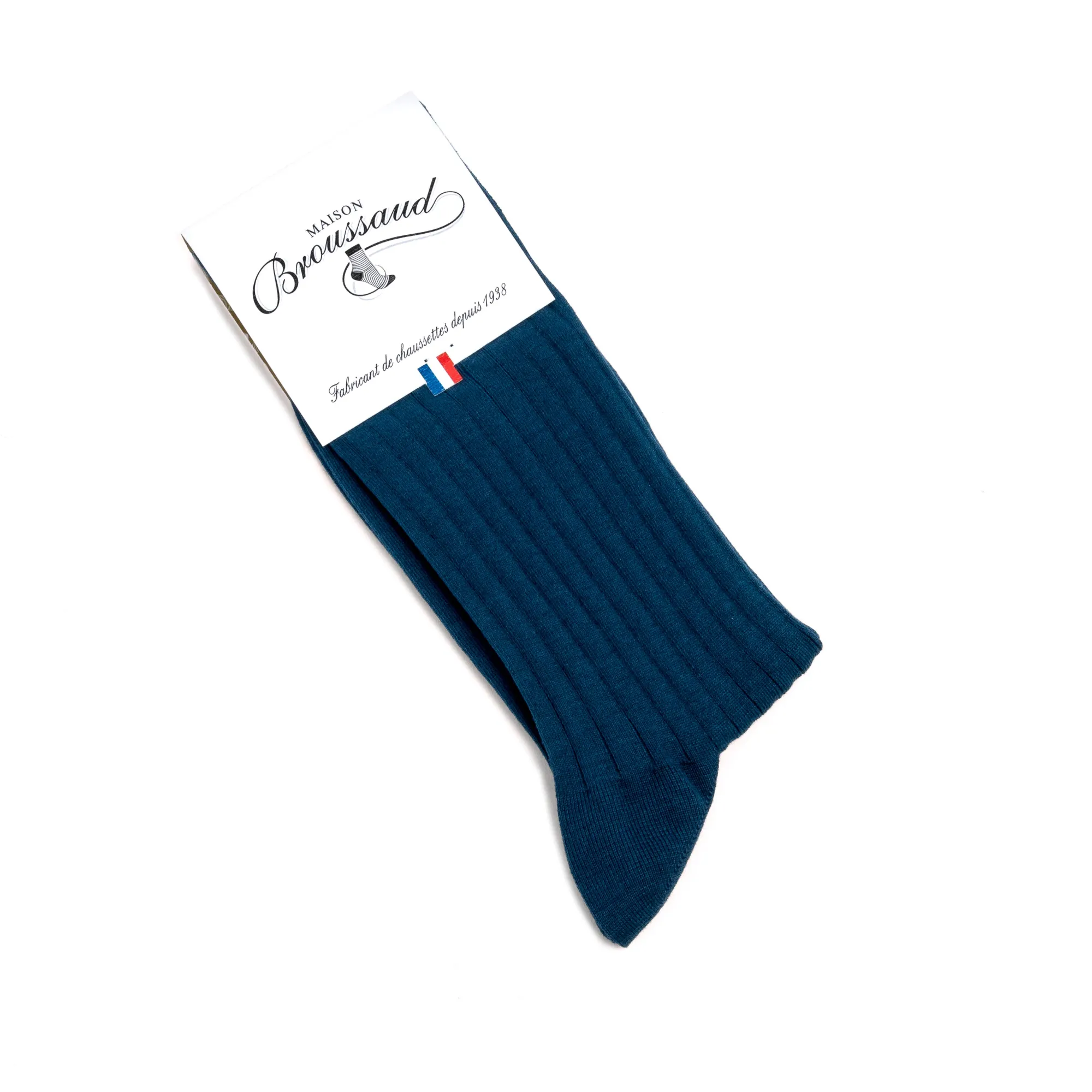 Chaussettes Hautes | Unies<Maison Broussaud Les Côtes homme - Bleu