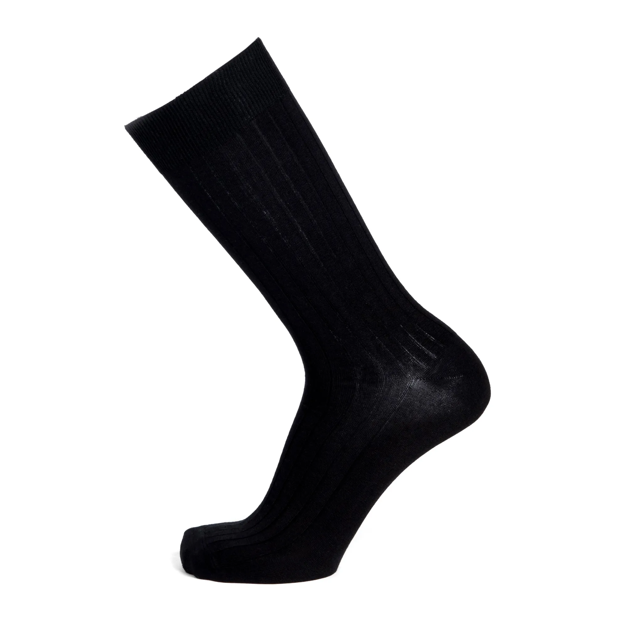 Chaussettes Hautes | Unies<Maison Broussaud Les Côtes homme - Noir