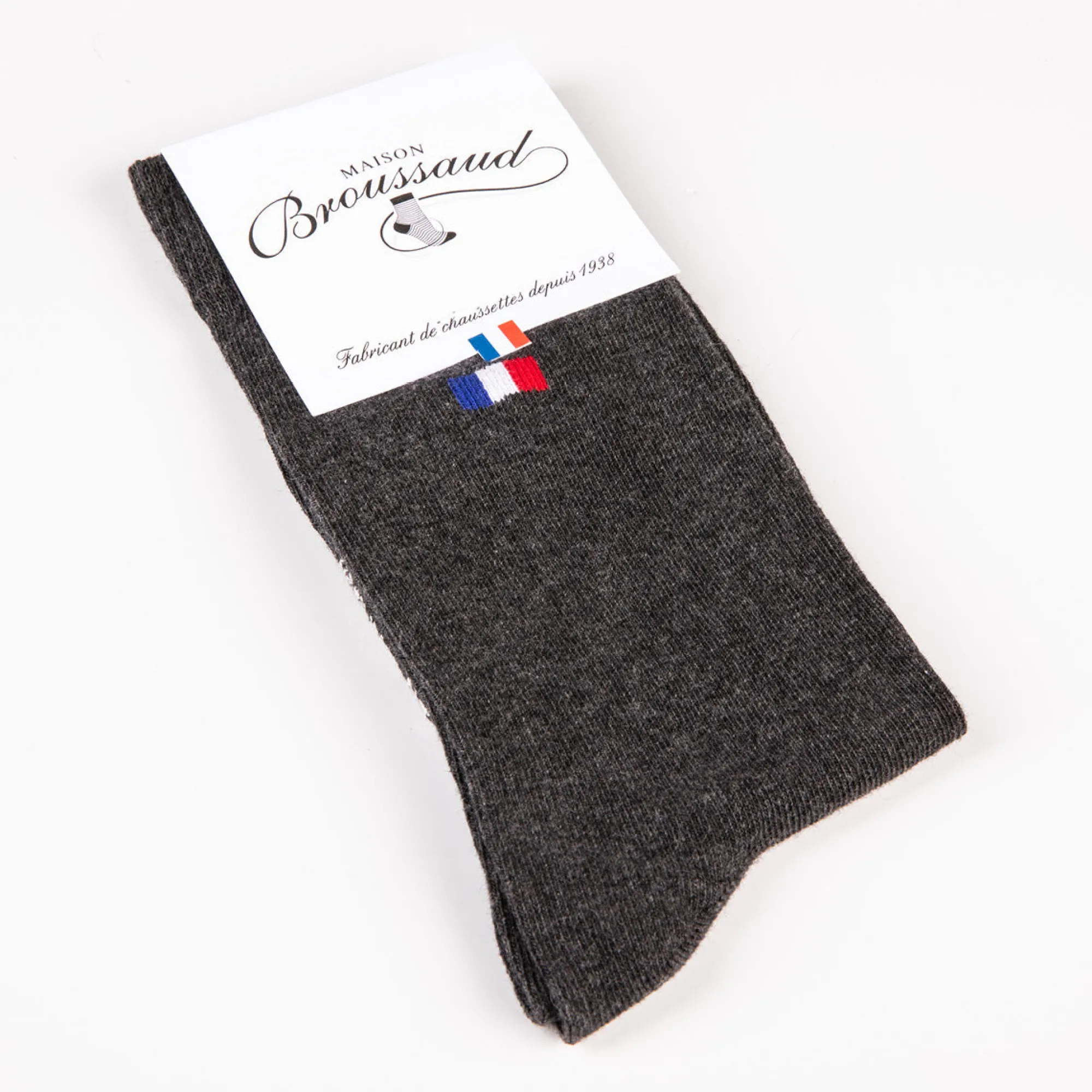 Chaussettes | Unies<Maison Broussaud Les Drapeaux Gris Anthracite