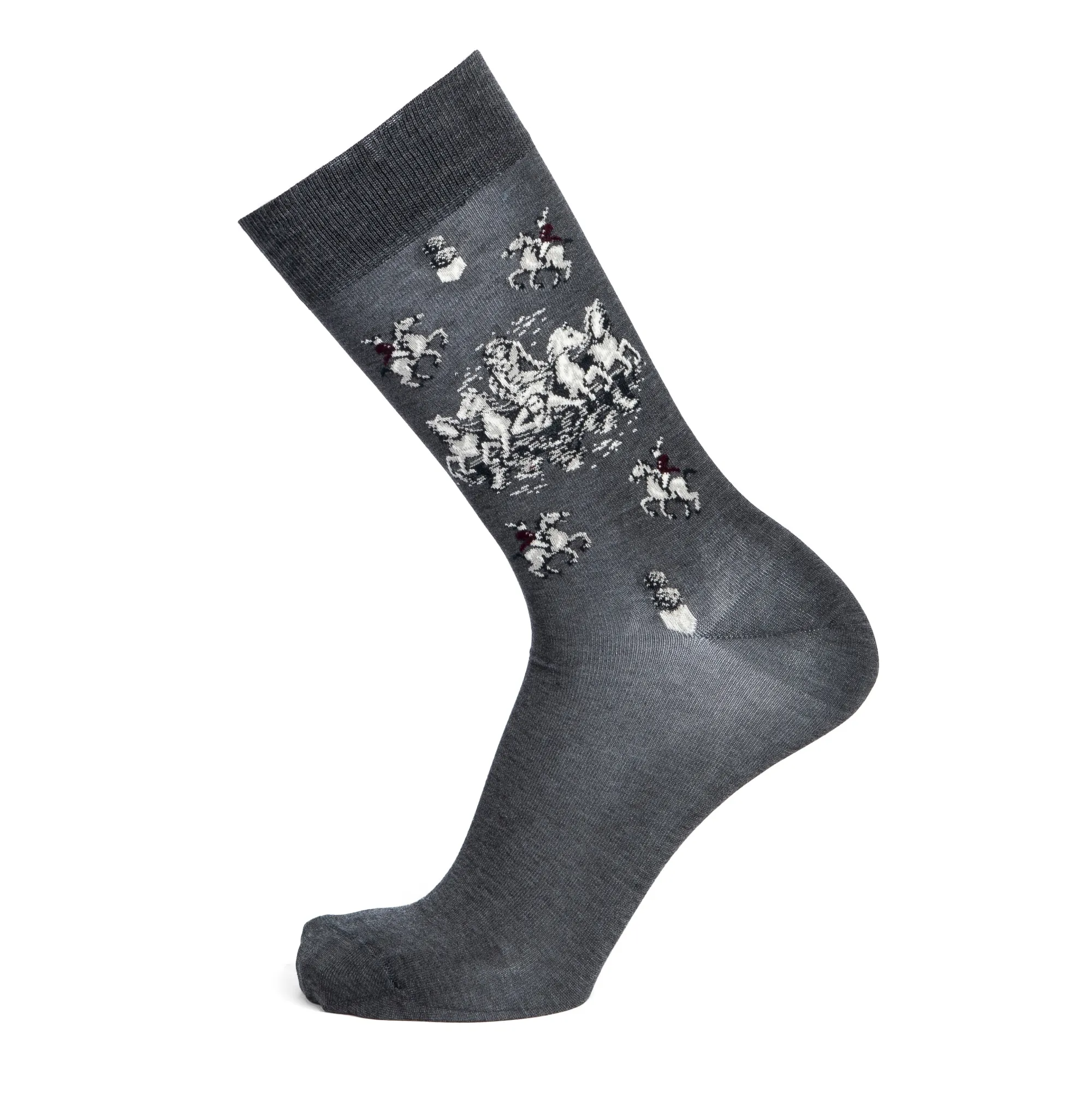 Chaussettes Hautes | Fantaisies<Maison Broussaud Les Fontaines - Gris