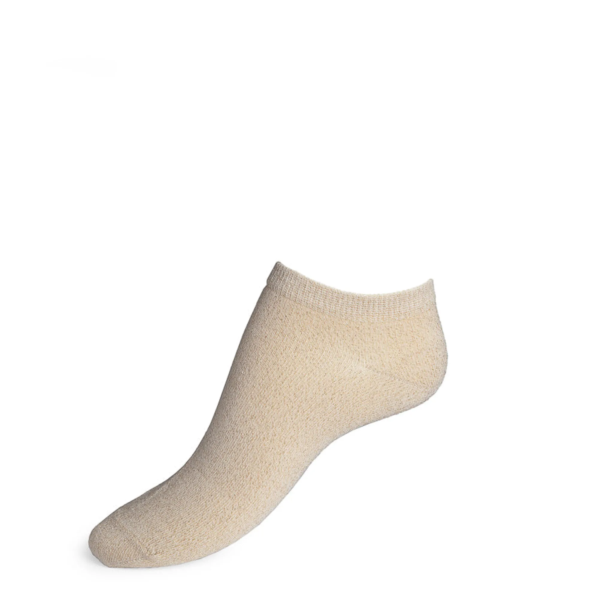 Chaussettes Courtes | A Paillettes<Maison Broussaud Les Invisibles Blanc Or