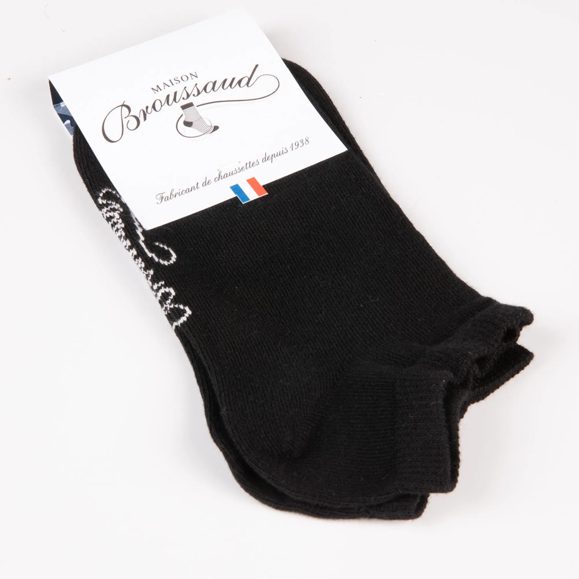 Chaussettes Courtes | Unies<Maison Broussaud Les Invisibles Noir