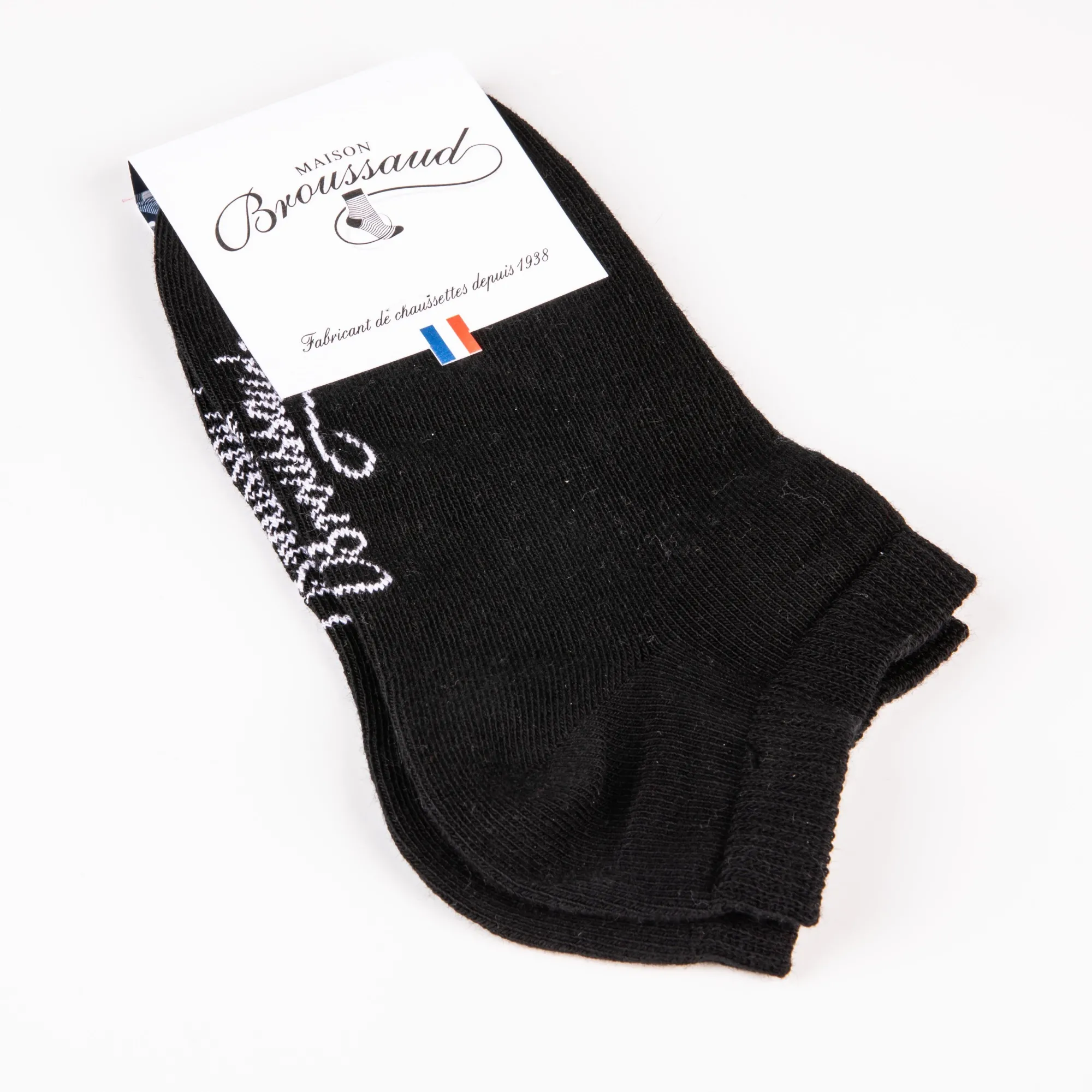 Chaussettes Courtes | Unies<Maison Broussaud Les Invisibles Noir