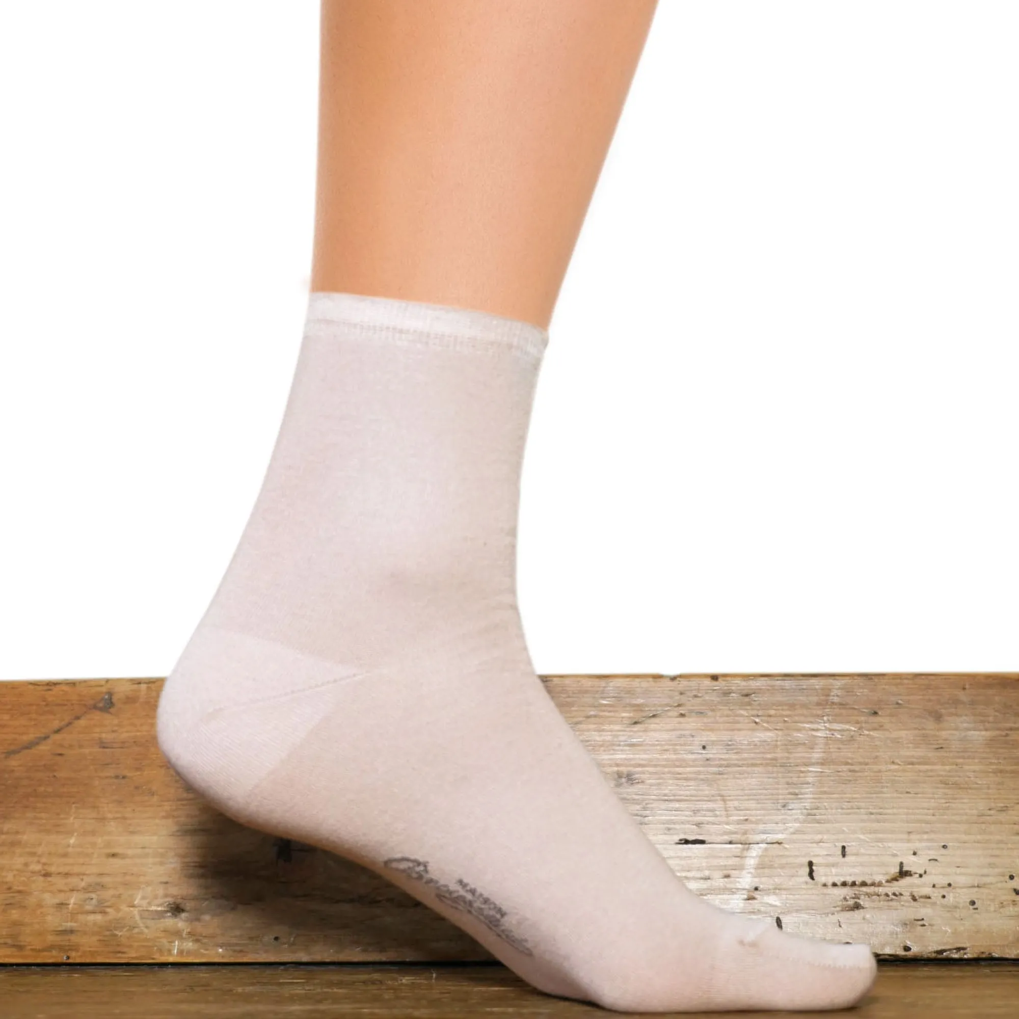 Chaussettes | Unies<Maison Broussaud Les Légères Rose Rose Pale