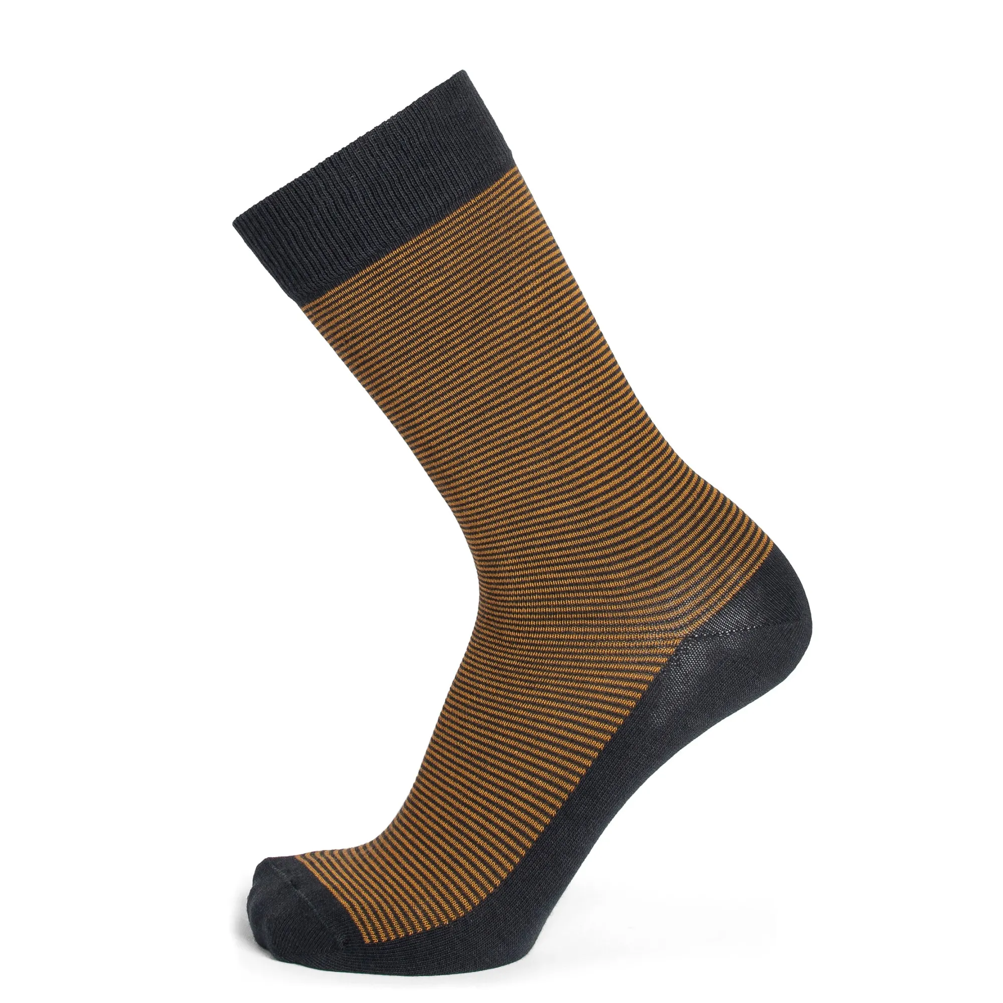 Chaussettes | A Rayures<Maison Broussaud Les Millerayes Gris-Ocre Gris Ocre