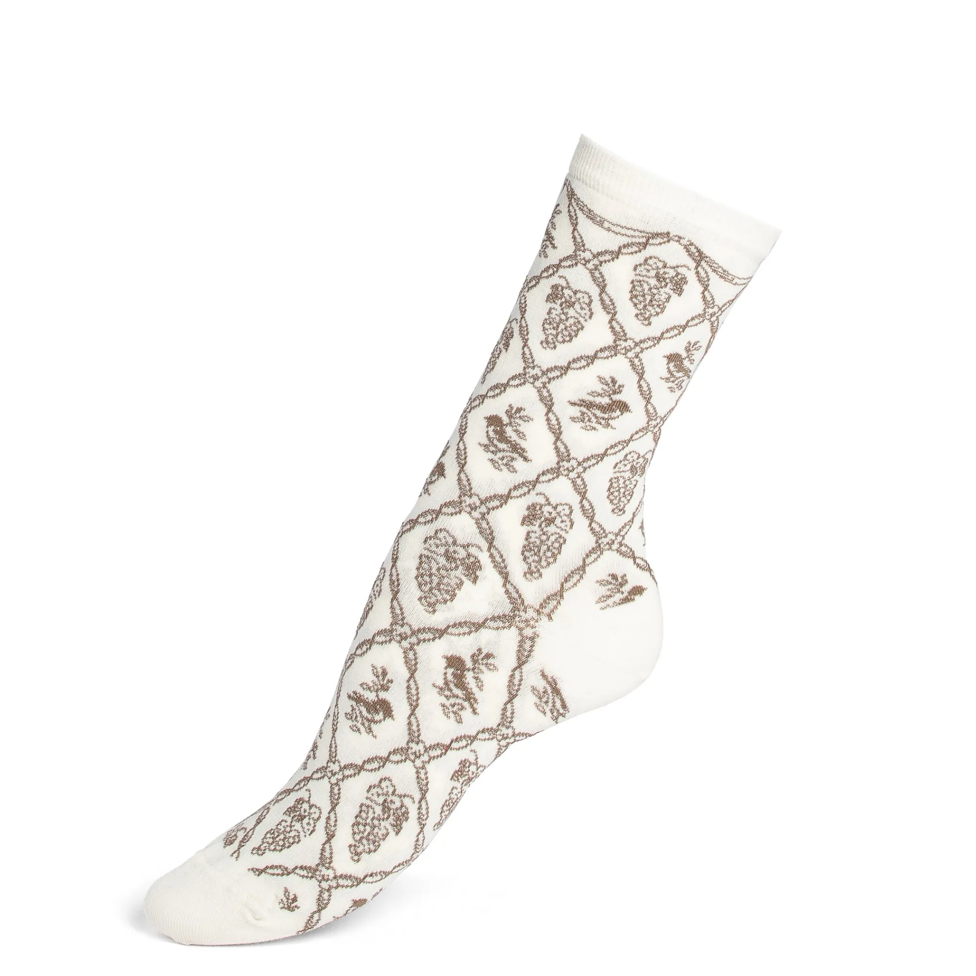 Chaussettes | Fantaisies<Maison Broussaud Les Mésanges écru - taupe Ecru Taupe