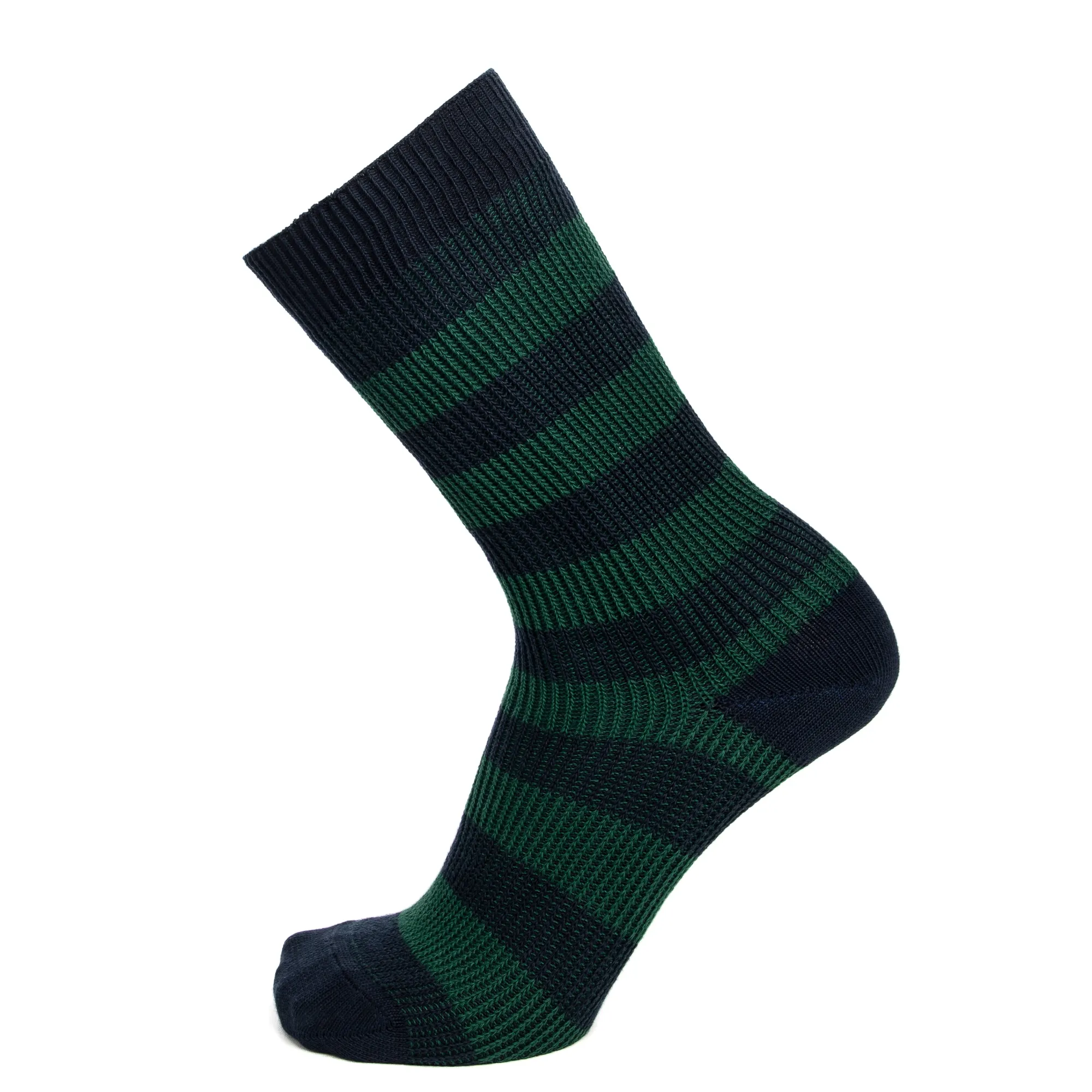 Chaussettes | Fantaisies<Maison Broussaud Les Rayures Noël Marine Vert MARINE/VERT