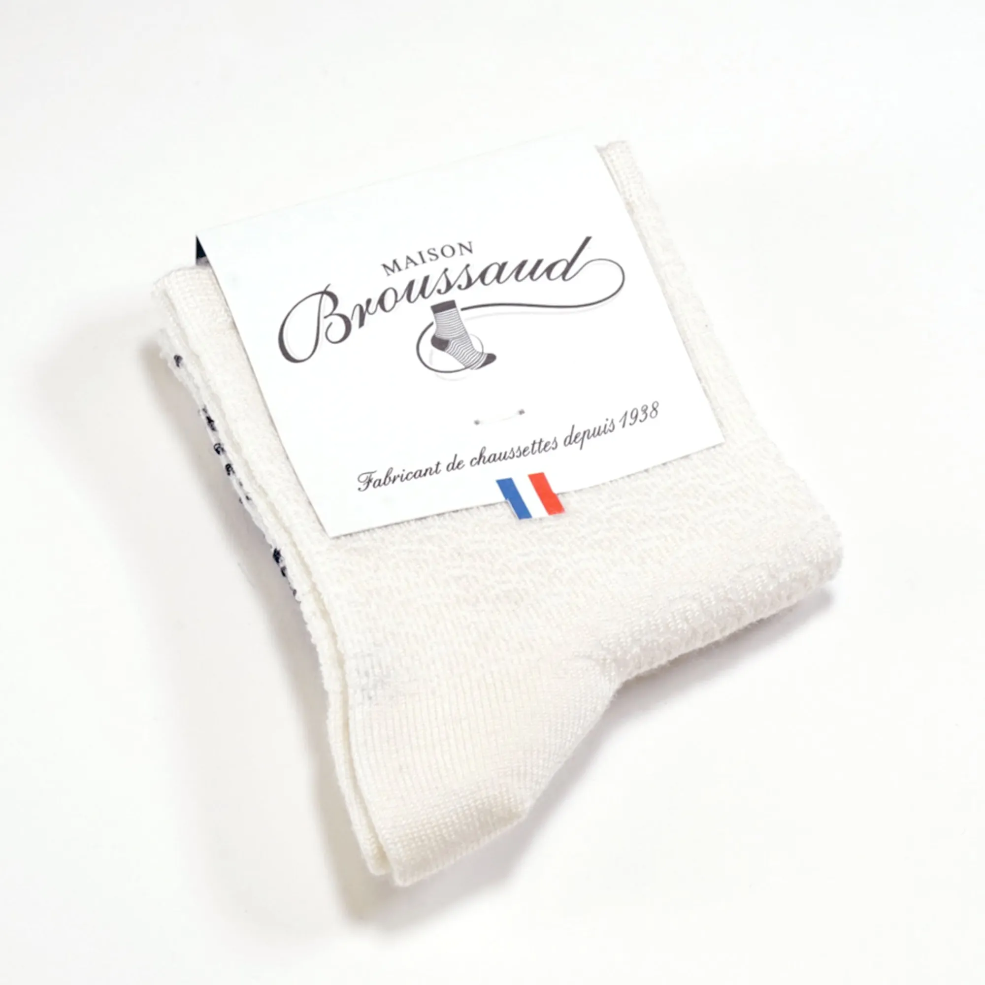 Chaussettes | Unies<Maison Broussaud Maille Ajourée Ecru