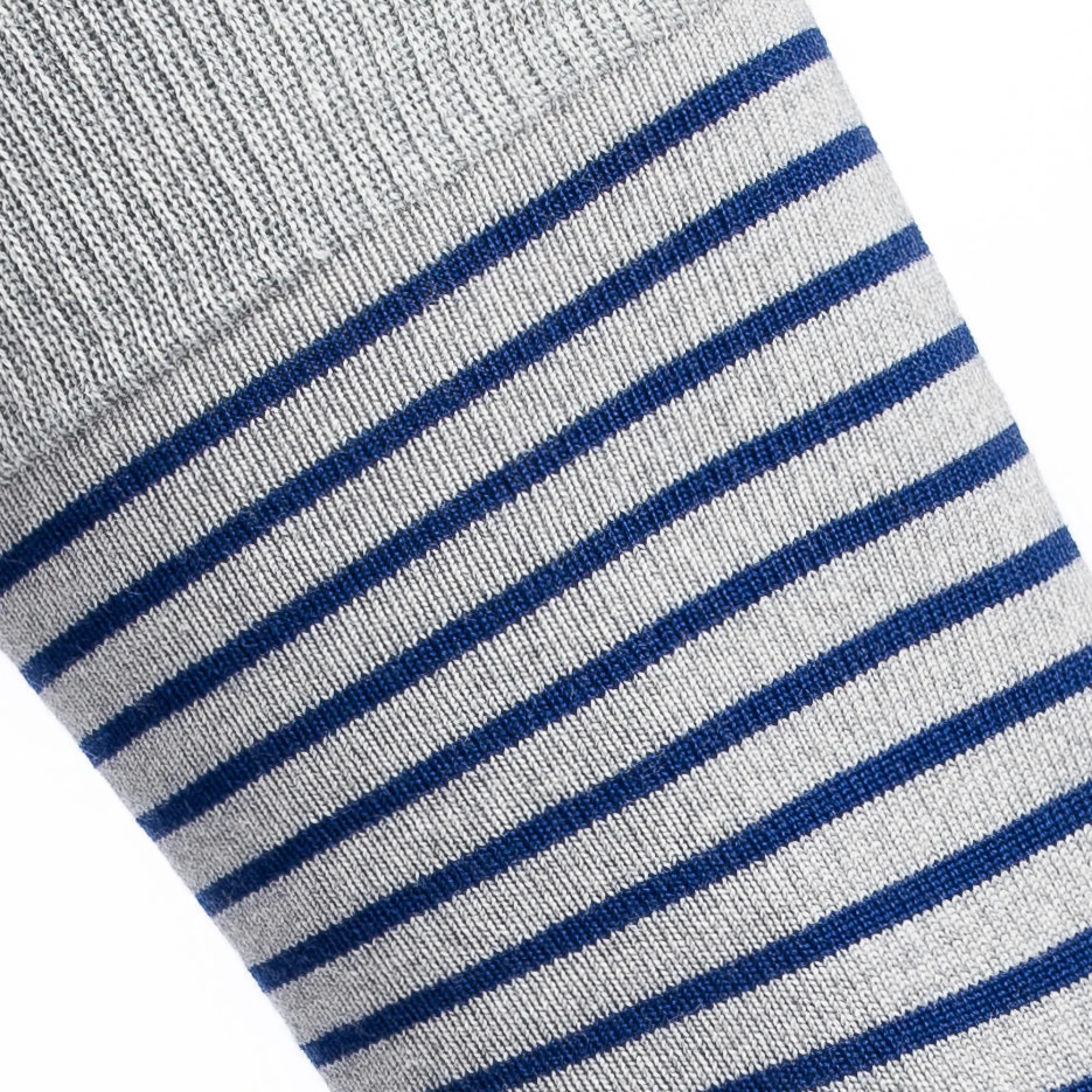 Chaussettes Hautes | A Rayures<Maison Broussaud Marinière /Bleu Gris