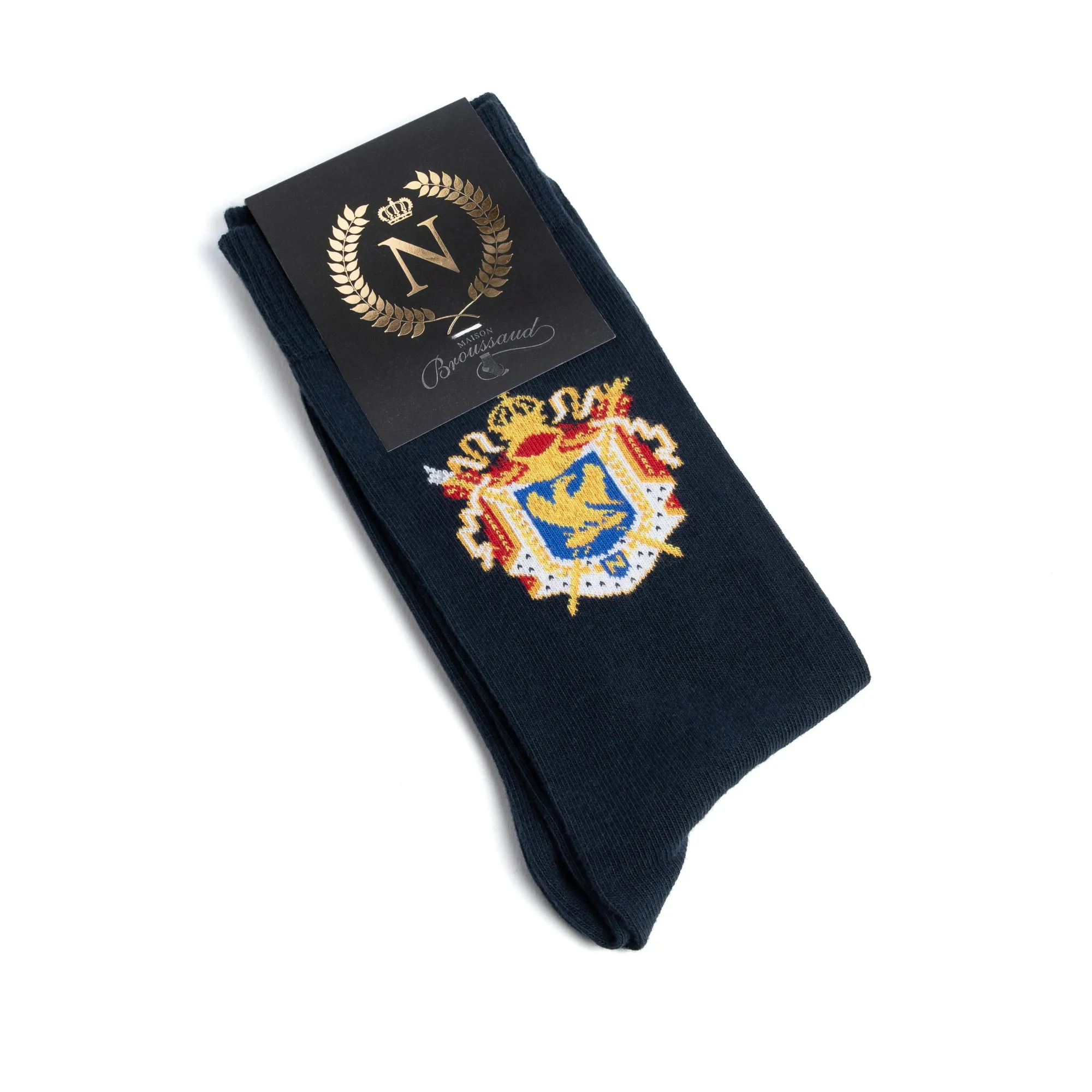 Chaussettes | Chaussettes<Maison Broussaud Napoléon - Blason Marine